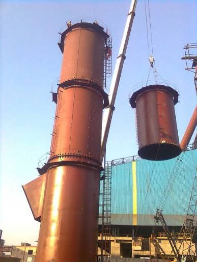 Erection of Industrial Chimney 3