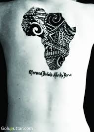 Tattoos are a great way to showcase something that you care about. Black African Continent Tattoo 2020