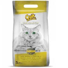 quik bentonit ince topaklasan kedi kumu 5 lt petza