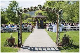 Denver Botanic Garden At Chatfield Open Air Chapel Wedding