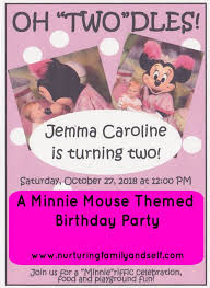 We did not find results for: A Minnie Mouse Themed 2nd Birthday Party Nurturing Family Self