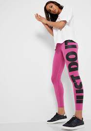 (printed, made, and shipped from the usa). Buy Nike Pink Nsw Leg A See Just Do It Leggings For Women In Mena Worldwide Ar3511 623