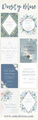 Dusty Blue Wedding Invitations Slate Blue Wedding Invitations Calligraphy Summer Wedding Invitations Calligraphy Wedding Invitation Blue Wedding Invitations