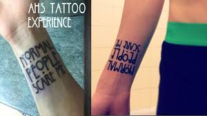He is a character in the first season (dubbed by fans murder house) primarily portrayed by evan peters. I Got An American Horror Story Tattoo Sog Vlogs Youtube