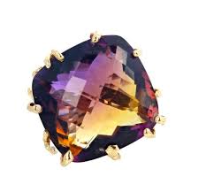 4.7 out of 5 stars 17. 36 Carat Ametrine Amethyst Citrine Gold Ring Gemjunky