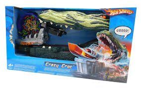 Croco is a common abbreviation of crocodile (disambiguation). Mattel Hot Wheels Crazy Croc Spielzeug Boot Krokodil Wasser Neu Ebay