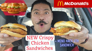 What are mcdonald's new sandwiches? Mcdonald S 3 New Crispy Chicken Sandwiches Bonus Menu Hack 4th Chicken Sandwich Youtube