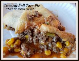 Crescent Roll Taco Pie What S For Dinner Moms