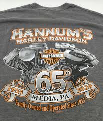Harley Davidson Hannums Media Pennsylvania Delco Dark Gray T-Shirt XL