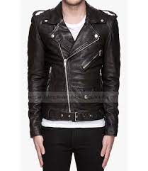 Jared Leto Leather Jacket 30 Seconds To Mars Jacket Black Leather Biker Jacket Leather Jacket Jackets Men Fashion