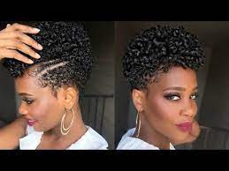 The Perm Rod Set Is A Simple Yet Incredibly Versatile Protective Style For All Hair Types Includin Tapered Natural Hair Short Natural Hair Styles Perm Rod Set