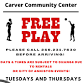 Free Play at the Carver Community Center! event in Anniston, AL