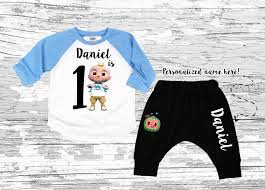 Cocomelon Birthday Outfit Cocomelon 1st Birthday Boys Outfit Etsy