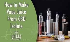 how to make vape juice from cbd isolate