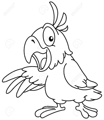 Dibujo Loro Para Colorear