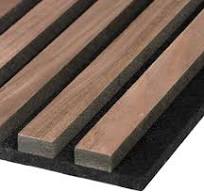 PANNELLO ACUSTICO IN LEGNO MDF E FIBRA DI POLIESTERE BASIC 2440x605x22mm  (NOCE NATURALE) : Amazon.it: Fai da te