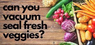 Can You Vacuum Seal Fresh Veggies Pac Food