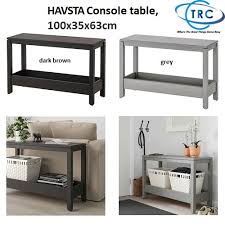 X1 hemnes ikea bedside table never used and assembled new 40 00. Havsta Console Table 100x35x63cm Ikea Shopee Malaysia
