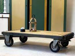 indus industriel metal campagne chic table basse industrielle ancienne roues metal xxl ro table basse en bois de palette tables en palettes de bois table basse