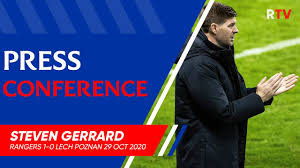 Preview and stats followed by live commentary, video highlights and match report. Press Conference Steven Gerrard Rangers 1 0 Lech Poznan Youtube