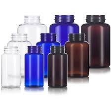 Amazon.com: JUVITUS (6 pack) Clear Plastic PET Packer Bottle ...