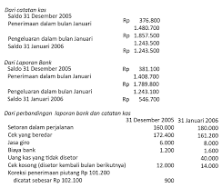 Rekonsiliasi Bank Prosedur Dan Bentuk Rekonsiliasi Bank Akuntan Madya