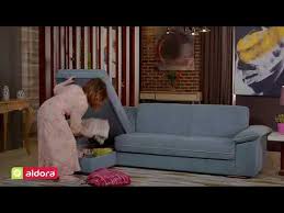 Sofa Bed L Shape Aldoraكنبة سرير وركنة الدورا Youtube