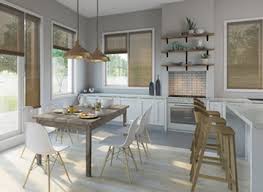 If you have hardwood in the kitchen, you'll want to consider the color of the cabinets. Kitchen Blinds Stylish Hardwearing Ideal For Moist Humid Spaces Luxury Made To Measure In The Uk English Blinds