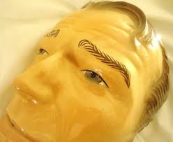 JOHN WAYNE CLAY ART MASK CERAMIC