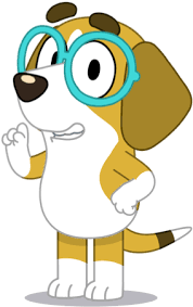See a recent post on tumblr from @sonshiney about bluey. Characters Bluey Official Website