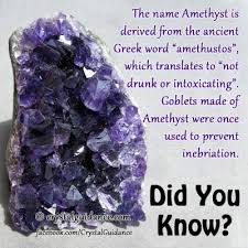 Crystal Guidance Blog Amethyst Ancient Greek Words Crystals And Gemstones