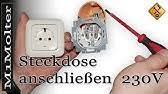 Zubehör zum erweitern der elektrotechnischen infrastruktur wie zum. Steckdose Anschliessen 230v Diy Busch Jaeger Anleitung Electrical Outlet Installation Tutorial Up Youtube