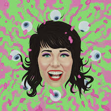 I’m seeing @sarahsquirm ‘s show in Providence in a few weeks and I’m really  excited, so I made this portrait! Swipe for the non-motion version and  check out a higher quality version