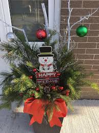 Dollar Store Diy Christmas Planter Under 10 Dollar Store Christmas Diy Christmas Porch Decor Dollar Store Christmas