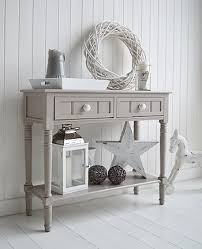 Amazing gallery of interior design and decorating ideas of cream console table in living rooms, dining rooms, entrances/foyers by elite interior designers. Oxford Grey Large Console Table Storage Living Hall And Bedroom Furniture Furniture Farmhouse Console Table Cottage Furniture