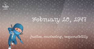 17 Fun Birthday Facts About February 10 1947 You Must Know Birthday Fun Birthday Its My Birthday