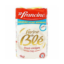 Francine All Purpose Wheat Flour 2 2 Lbs 1kg Wheat Flour Wheat Flour