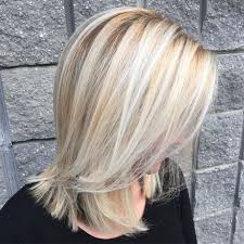 A blonde balayage only accentuates its glamour and classic appeal. Shoulder Length Blonde Hairstyle Shoulder Length Hair Blonde Medium Hair Styles Blowout Hair