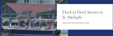 St. Michaels Harbor Shuttle & Tours | St. Michaels Boating ...