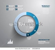 Pie Chart Graphic Template For Business Design Infographics