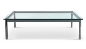 Ideally, the coffee table materials will correlate to the materials of the lounging arrangement; Cassina Lc10 P Outdoor Coffee Table Deplain Com