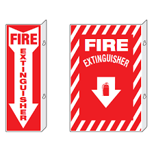 We recommend bringing in a fire safety professional to provide fire extinguisher training. Perpendicular Fire Extinguisher Signs F A S T Rescue Inc