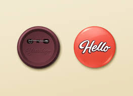 Pin Button Badge Mockup Graphicburger In 2020 Pin Button Badges Pin Button Design Button Badge