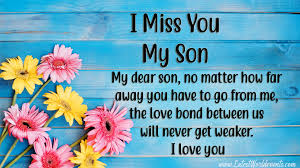 I love you son images. I Miss My Son So Much Quotes Missing My Son Sayings