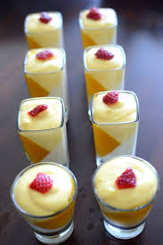 Whisk Affair Vanilla Pannacotta With Mango Mousse Mango Mousse Shot Glass Desserts Desserts