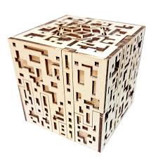 Ultra rare mechanical puzzle box by nkd. Silver City Puzzle Box