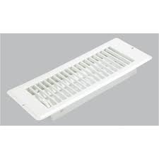 10 pack price is $5.59 each including shipping. United States Hardware 4 In X 10 In X 1 5 16 In White Steel Floor Register Mcdaniel S Hardware