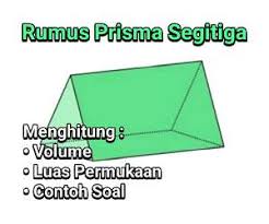 So apply any suitable formula for finding its area first. Rumus Volume Dan Luas Permukaan Prisma Segitiga Cilacap Klik