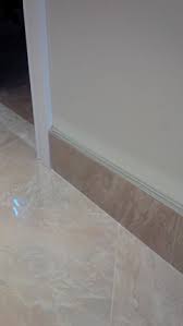 While many homeowners believe that installing or refinishing baseboards is a complicated task, this guide will show you how to install and. Wood Or Tile Baseboard In Bathrooms