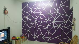 Lagi nyari ide buat cat ruang tamu ? Madam Surianie Samsudin Deco Rumah Saya Step Mengecat Dinding Rumah Macam Wallpaper